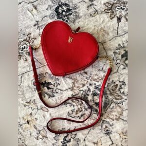 Victorias secret Red Heart-Shaped Bag